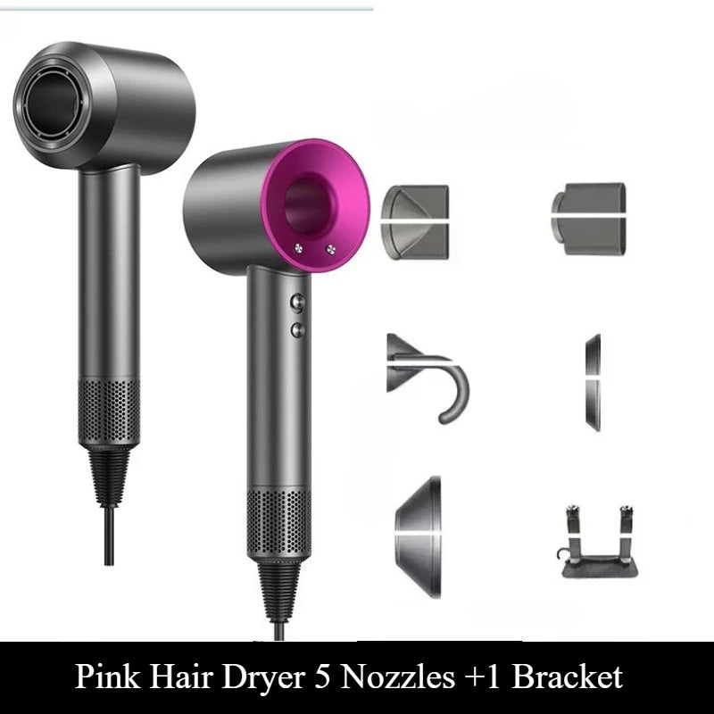 Ionic Hair Dryer with Hot and Cold Air Functionality – Lightweight 5 in 1 Professional Styling Tool for Easy Blowouts