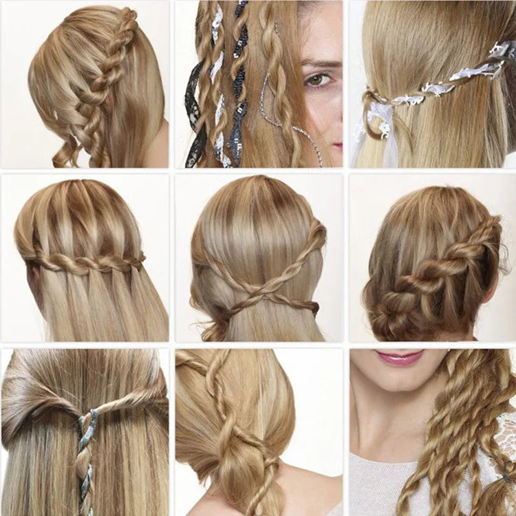 Hair Braider Automatic Twist Braiding Knitting Device Hair DIY Braider Machine Hair Styling Tools Crochet Braids