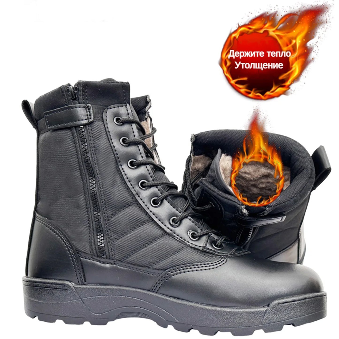 Winter men shoes Tactical Boots Men Boots Special Force Desert Combat Boot Outdoor Hiking Boot Men Work Safty Shoe