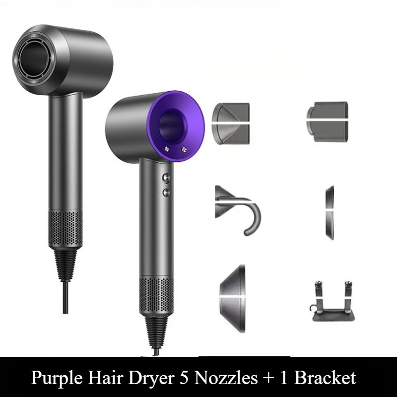 Ionic Hair Dryer with Hot and Cold Air Functionality – Lightweight 5 in 1 Professional Styling Tool for Easy Blowouts