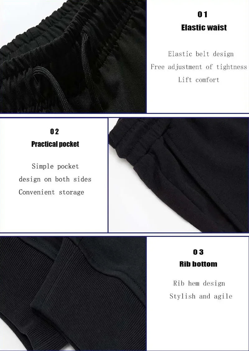 2025 Autumn EVERLAST Printed Jogging Pants Men's Tracksuit Pants for Men Sweatpants Jogger Men Brushed Gym Women Winter Trousers