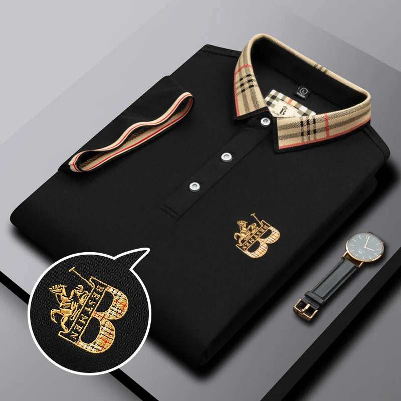 Embroidered Men's Pure Cotton Popsicle Cotton