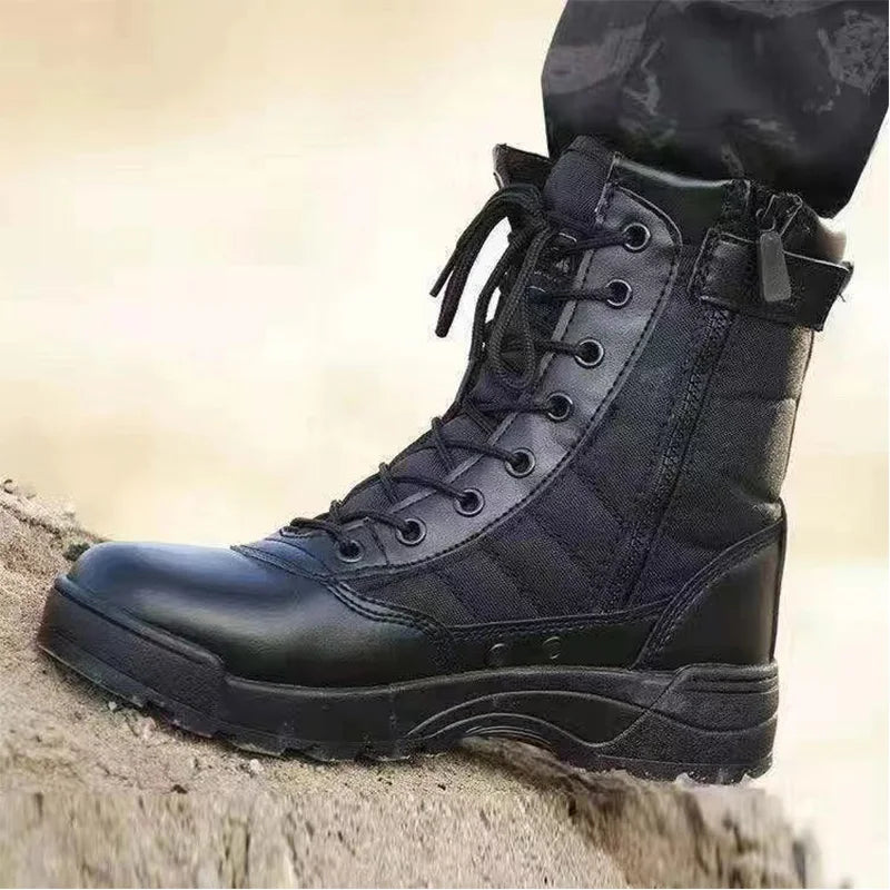 Winter men shoes Tactical Boots Men Boots Special Force Desert Combat Boot Outdoor Hiking Boot Men Work Safty Shoe