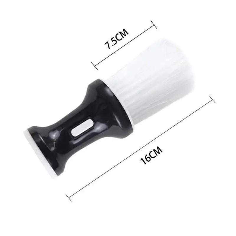 High Quality Black Hairdressing Wipe Neck Hair Cleaning Duster Hair Cutting Brush For Barbershop Hair Cut Brush Accessories