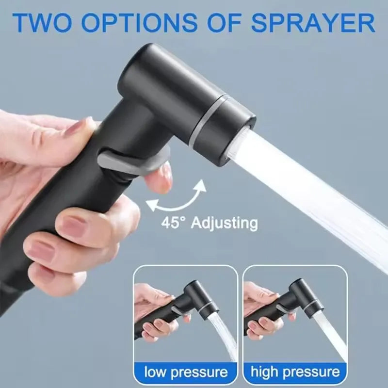 Hygienic Shower for Bathroom Toilet Bidet Shower Head Double Outlet Angle Valve of Bathroom Accessories Bidet Toilet Seat