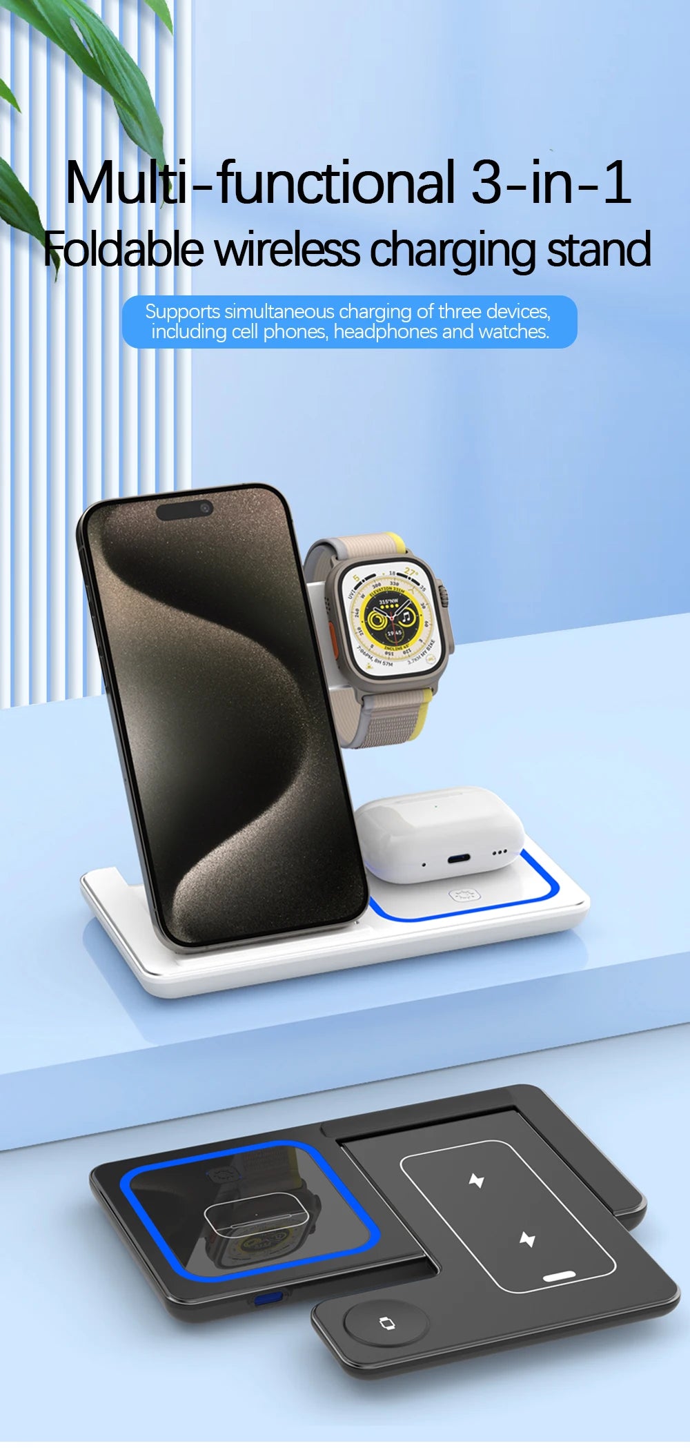 Fast, foldable, and 3-in-1: Charge your iPhone, Apple Watch!