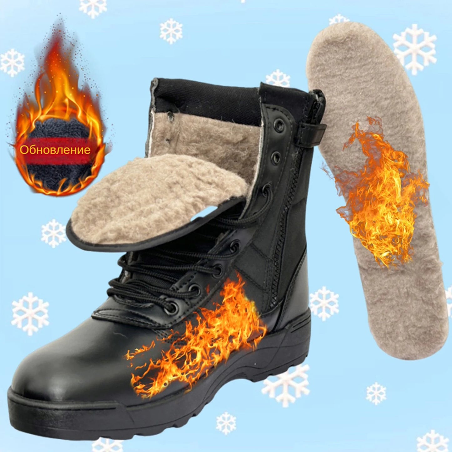 Winter men shoes Tactical Boots Men Boots Special Force Desert Combat Boot Outdoor Hiking Boot Men Work Safty Shoe