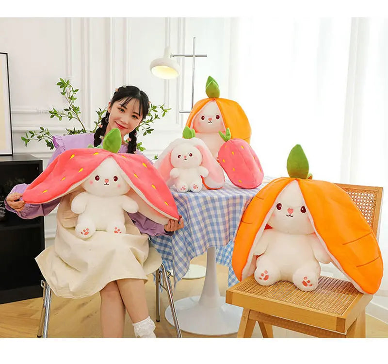 BerryBun Plush – The Sweetest Hug Ever! 🐰🍓