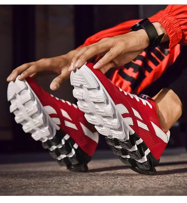 "SpeedStride Running Shoes: Lightweight, Breathable, Non-Slip Sneakers for Men"