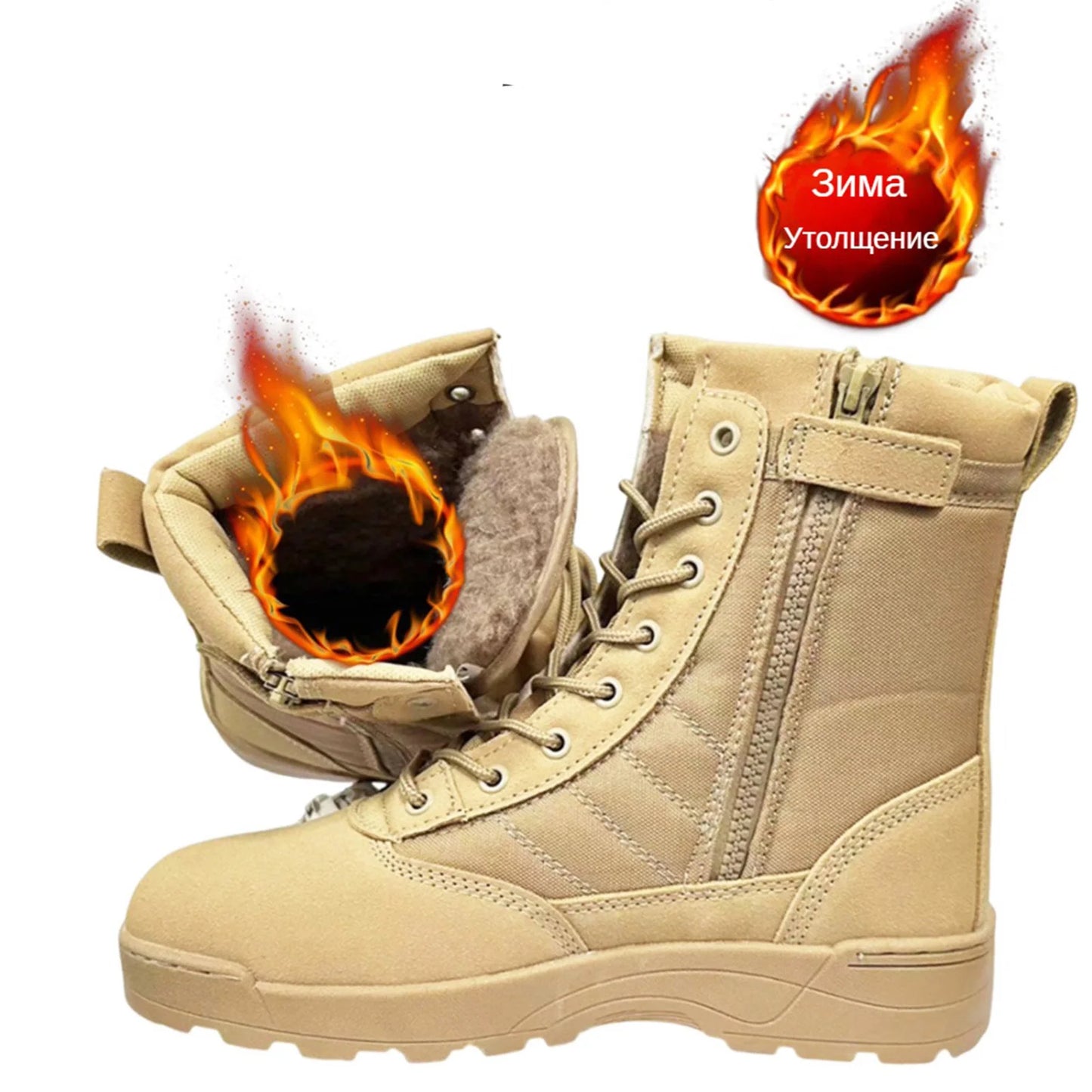 Winter men shoes Tactical Boots Men Boots Special Force Desert Combat Boot Outdoor Hiking Boot Men Work Safty Shoe
