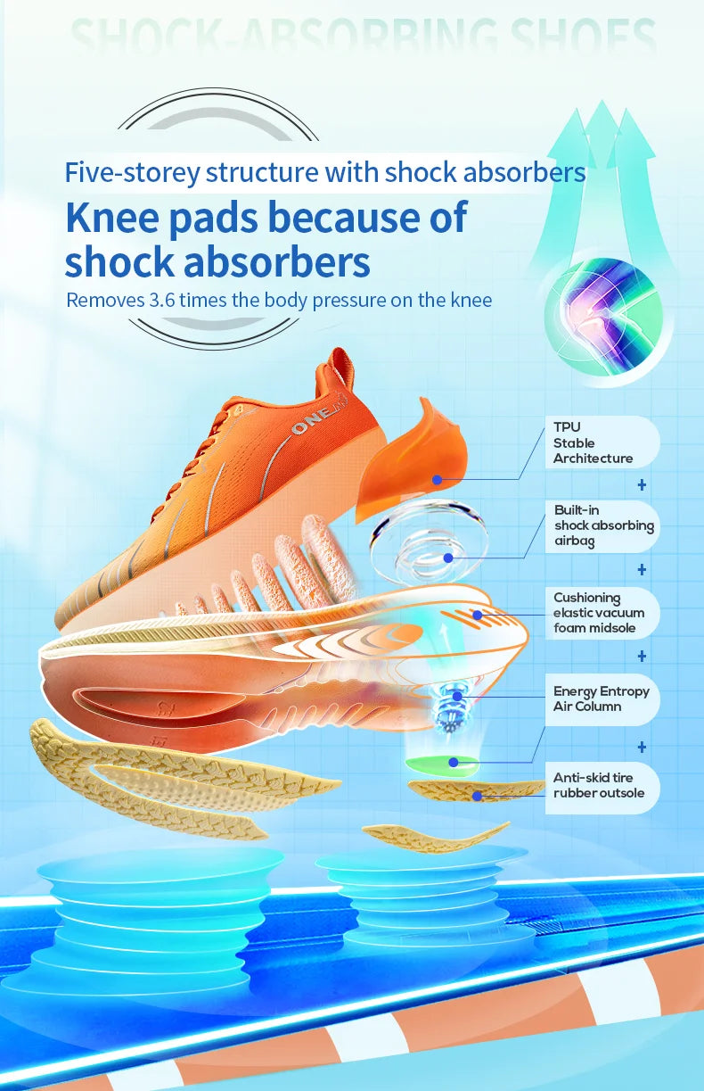 ONEMIX New Cushioning Running Shoes For Men  and Women