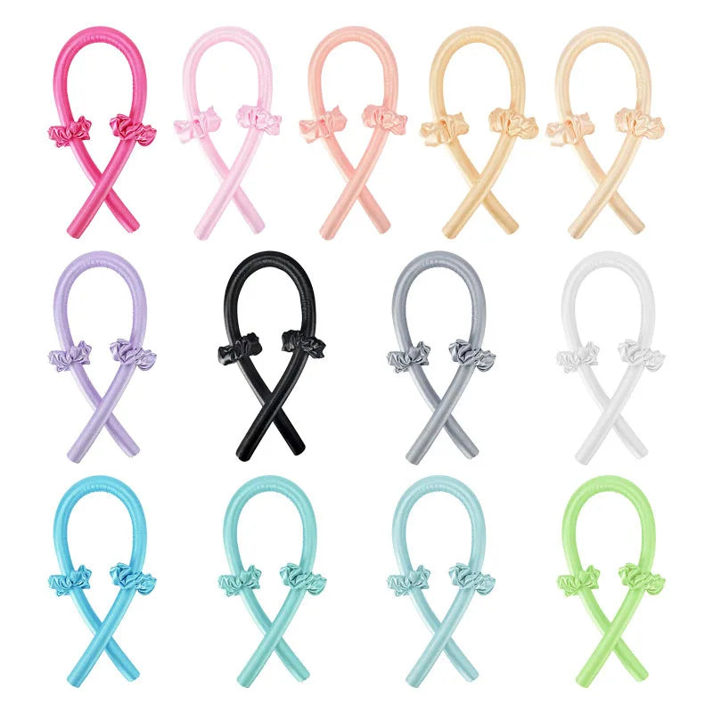 Woman Heatless Curling Rod Heatless Hair Curls Headband Make Hair Soft Shiny Hair Curler Hairdressing Tools Accessories