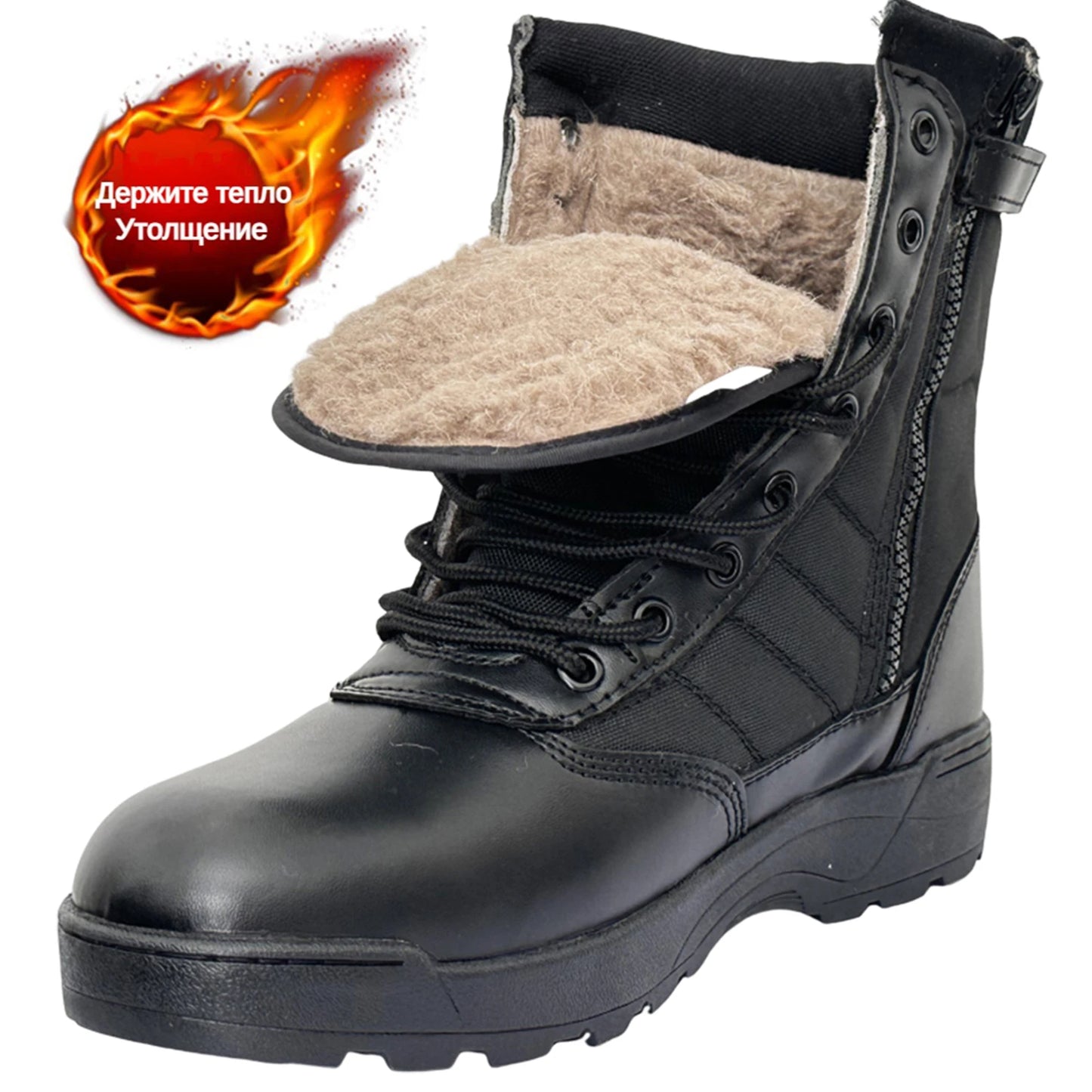 Winter men shoes Tactical Boots Men Boots Special Force Desert Combat Boot Outdoor Hiking Boot Men Work Safty Shoe