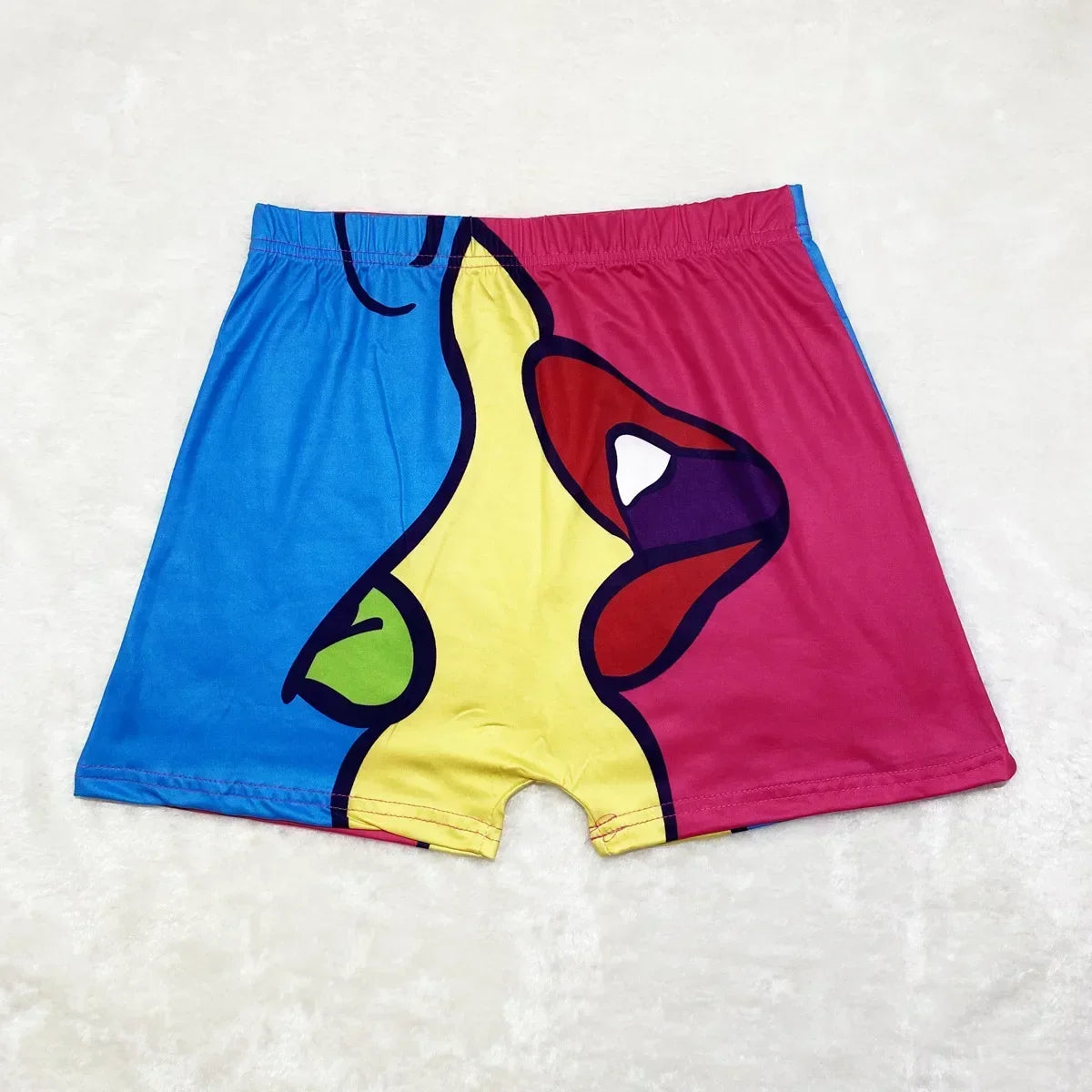 Cheap Women's Booty Shorts Anime Graphic Summer Beach Women Clothing High Waisted Sweat Shorts Plus Size Workout Shorts