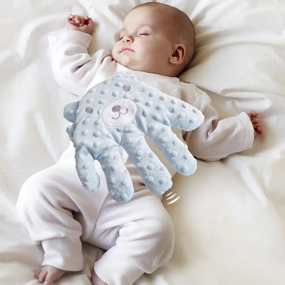"CalmPalm: Electric Soothing Pillow for Baby's Peaceful Slee