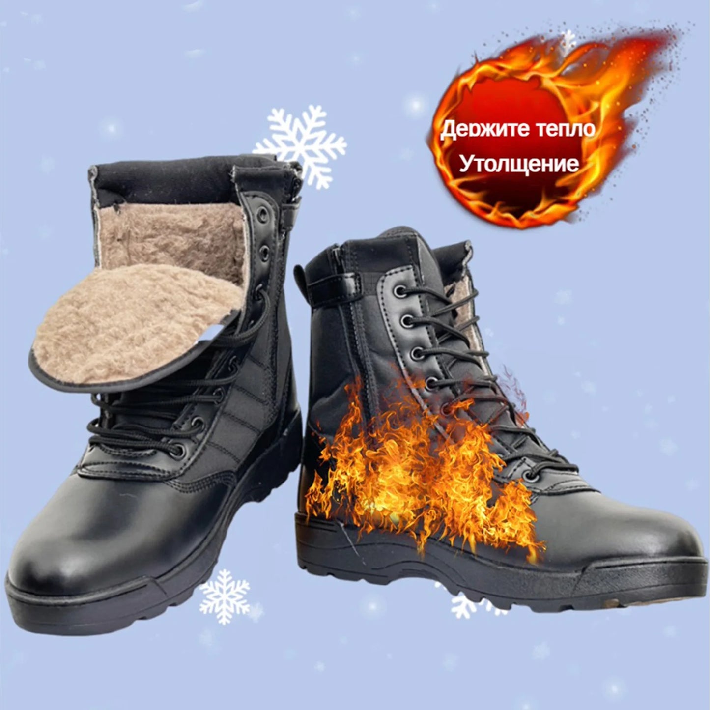 Winter men shoes Tactical Boots Men Boots Special Force Desert Combat Boot Outdoor Hiking Boot Men Work Safty Shoe