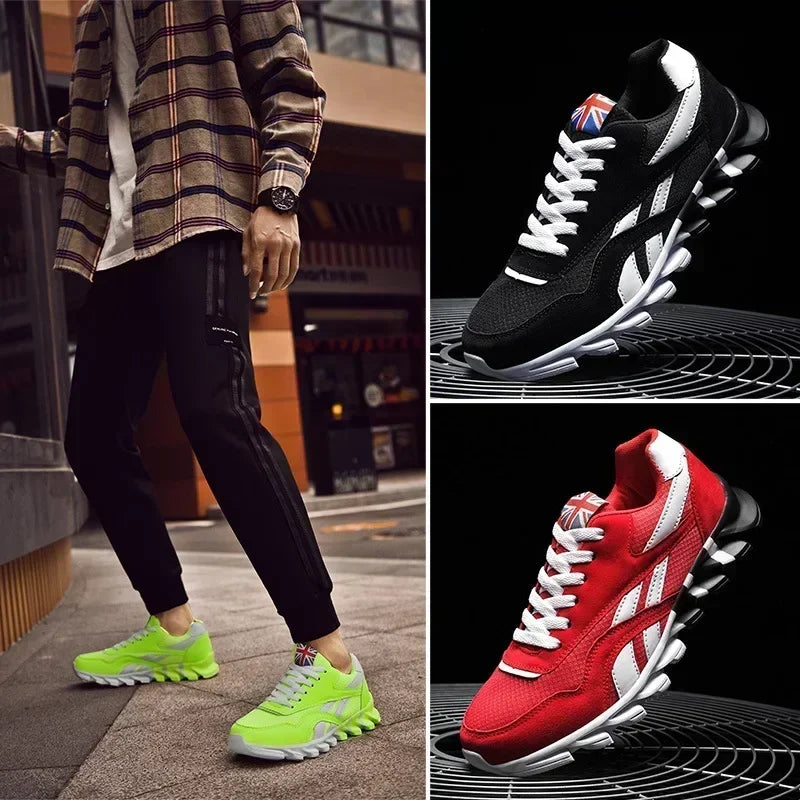 "SpeedStride Running Shoes: Lightweight, Breathable, Non-Slip Sneakers for Men"