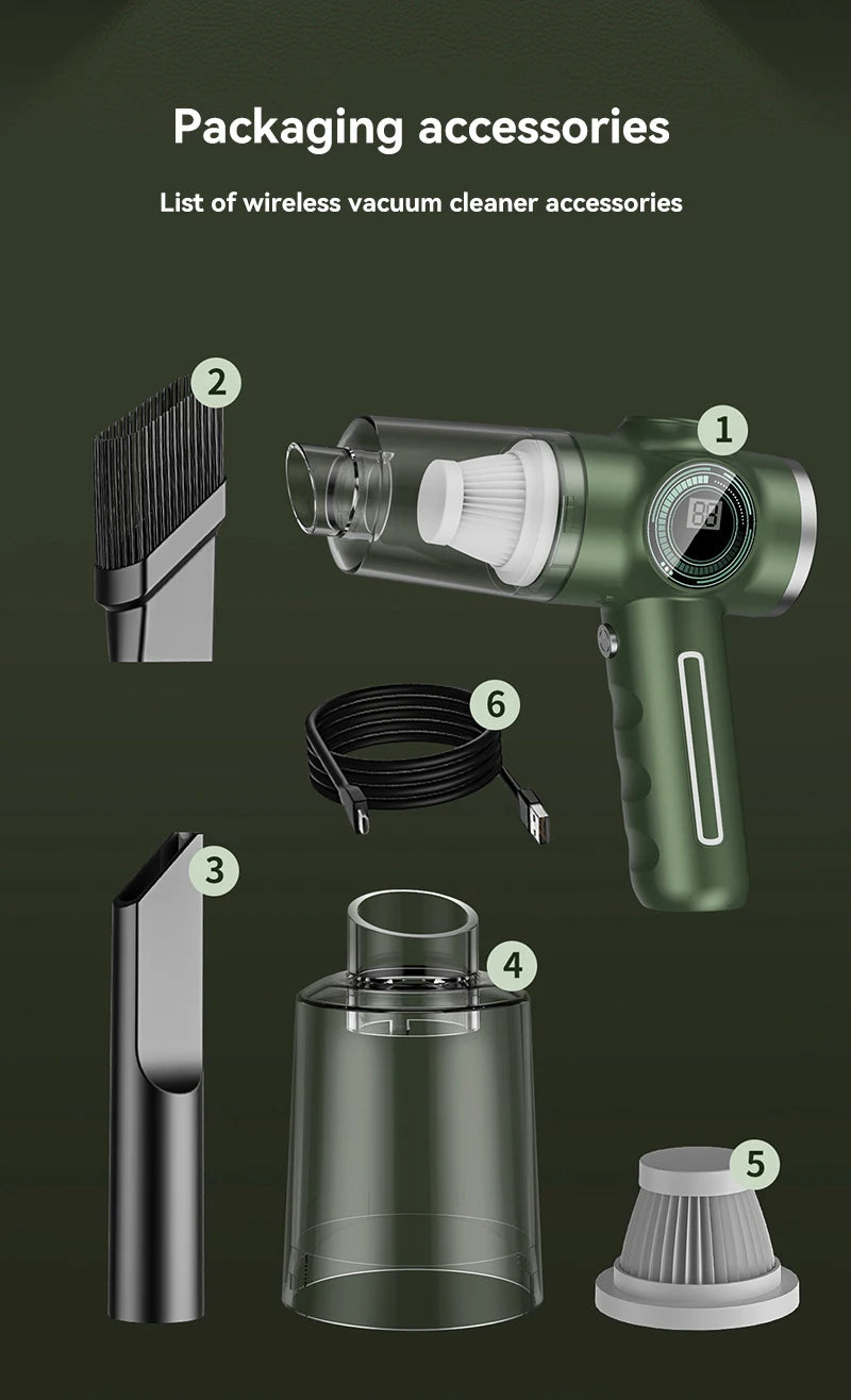 "Xiaomi MIJIA 5-in-1 Mini Vacuum"