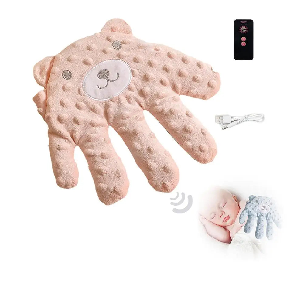 "CalmPalm: Electric Soothing Pillow for Baby's Peaceful Slee