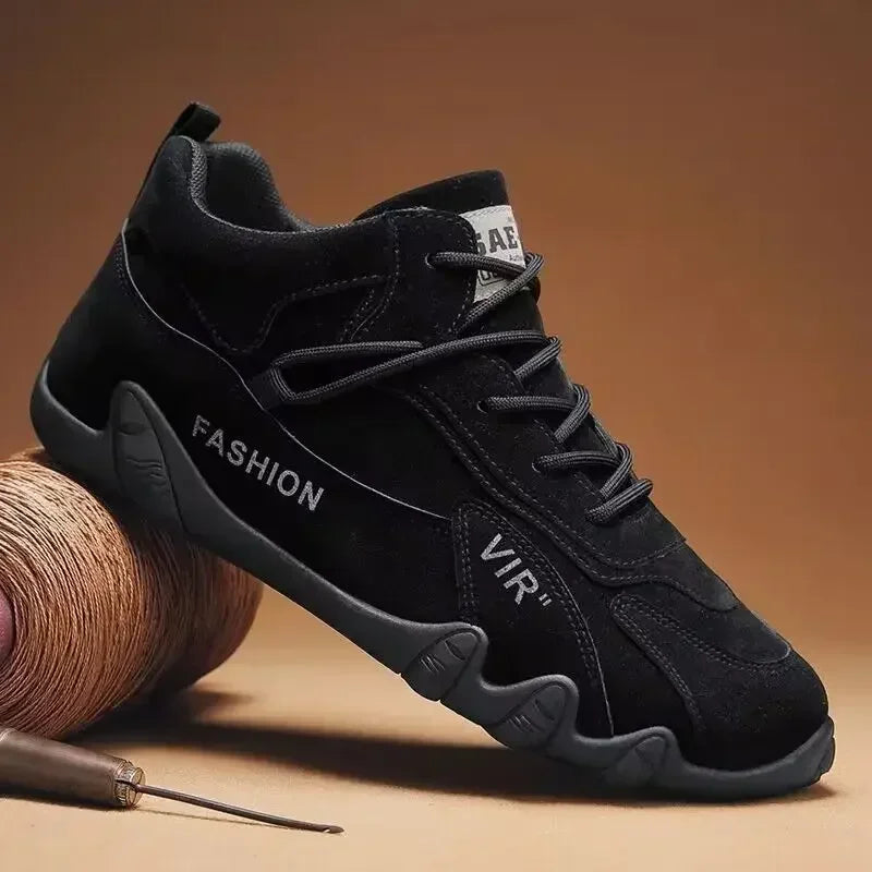 "TrailFlex Work Shoes: Breathable, Anti-Slip Sports & Hiking Shoes for Men"
