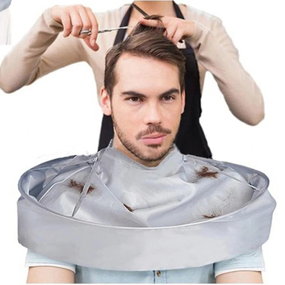 1pcs Barber Adult Haircut Cloak Foldable Dye Aprons Hair Cutting Hairdressing Cape Breathable Household Haircut Tool Capes Style