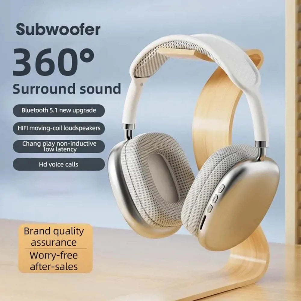 "SoundPulse P9: Wireless Bluetooth Headset with Mic & Noise Cancelling for Sports & Gaming"