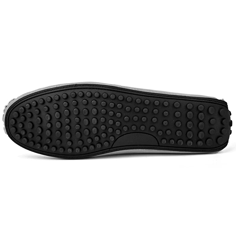 Golden Sapling White Loafers for Men Fashion Soft Sole Social Shoes Casual Driving Flats Slip-on Male Moccasins Plus Size 38-49
