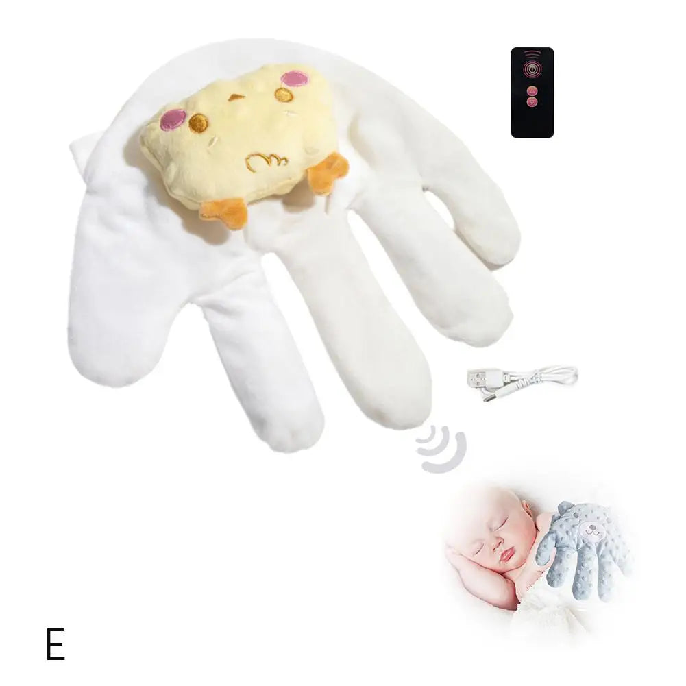 "CalmPalm: Electric Soothing Pillow for Baby's Peaceful Slee