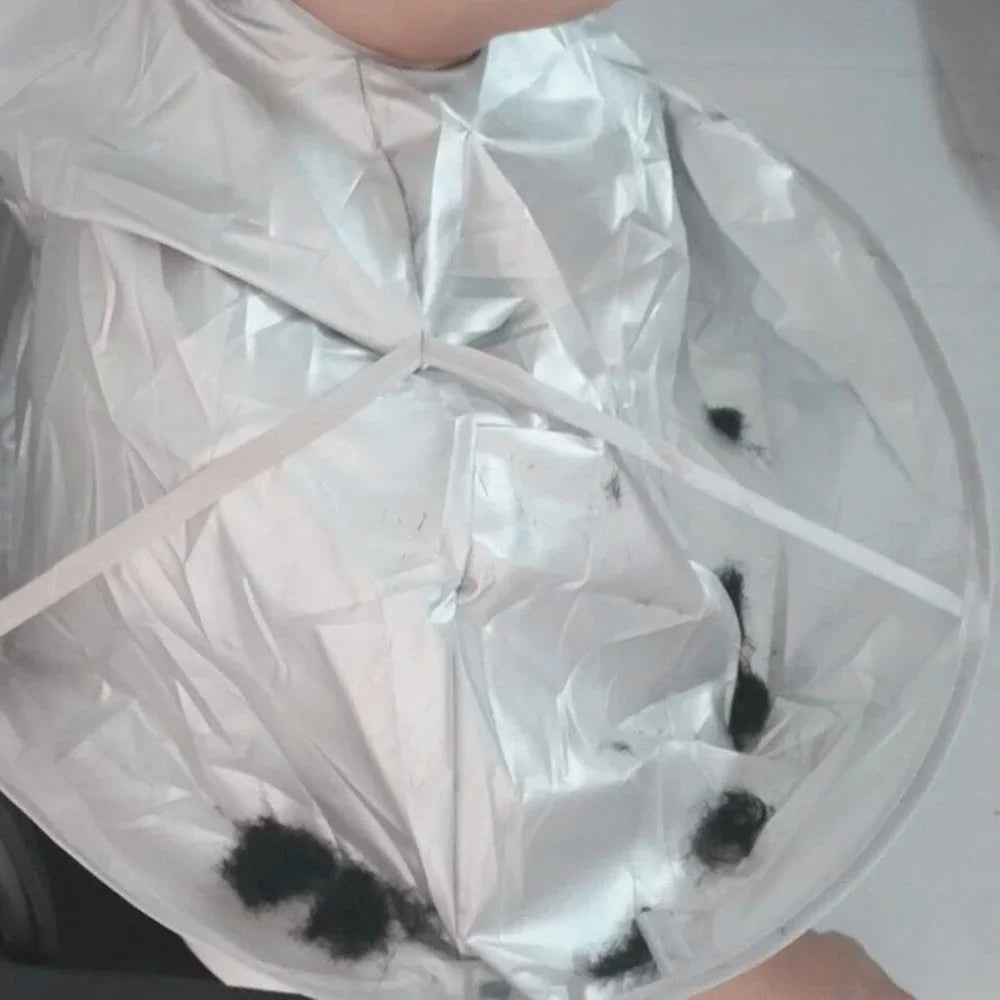 1pcs Barber Adult Haircut Cloak Foldable Dye Aprons Hair Cutting Hairdressing Cape Breathable Household Haircut Tool Capes Style