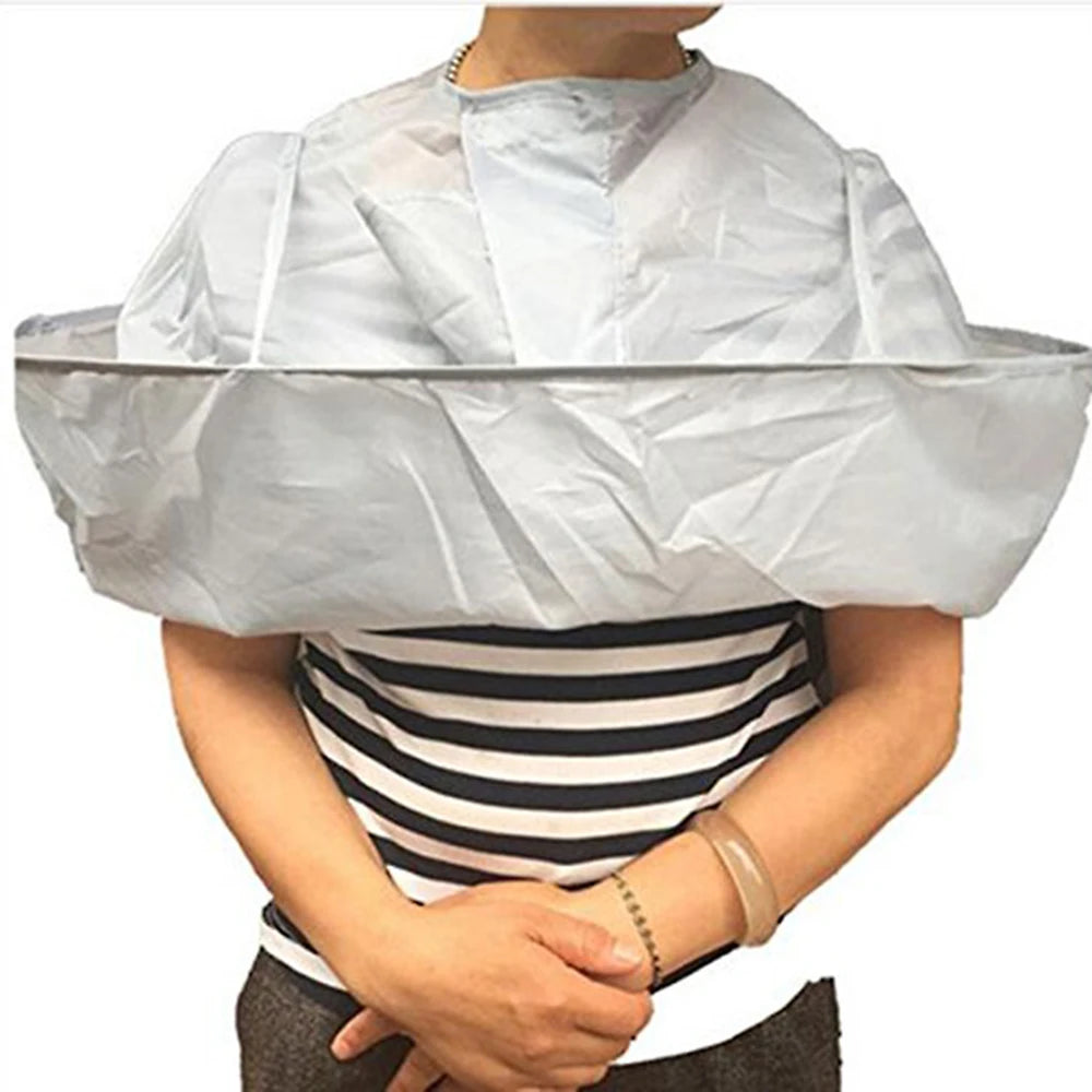 1pcs Barber Adult Haircut Cloak Foldable Dye Aprons Hair Cutting Hairdressing Cape Breathable Household Haircut Tool Capes Style