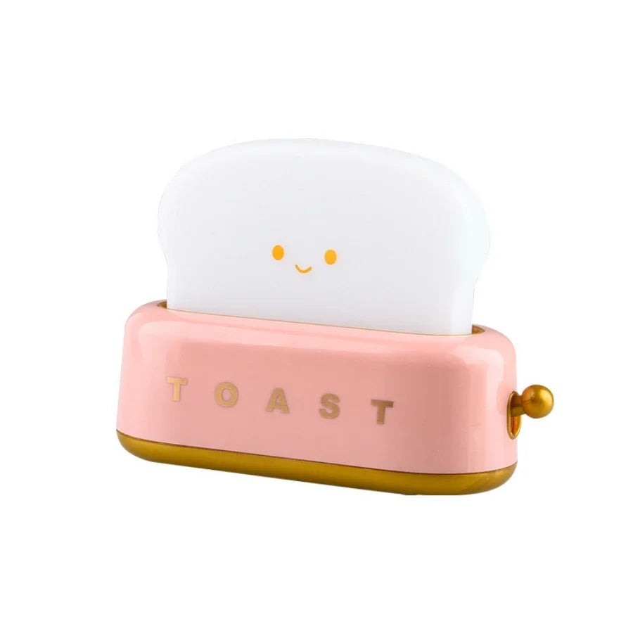 "ToastGlow: Fun LED Toaster Nightlight for Cozy Rooms"
