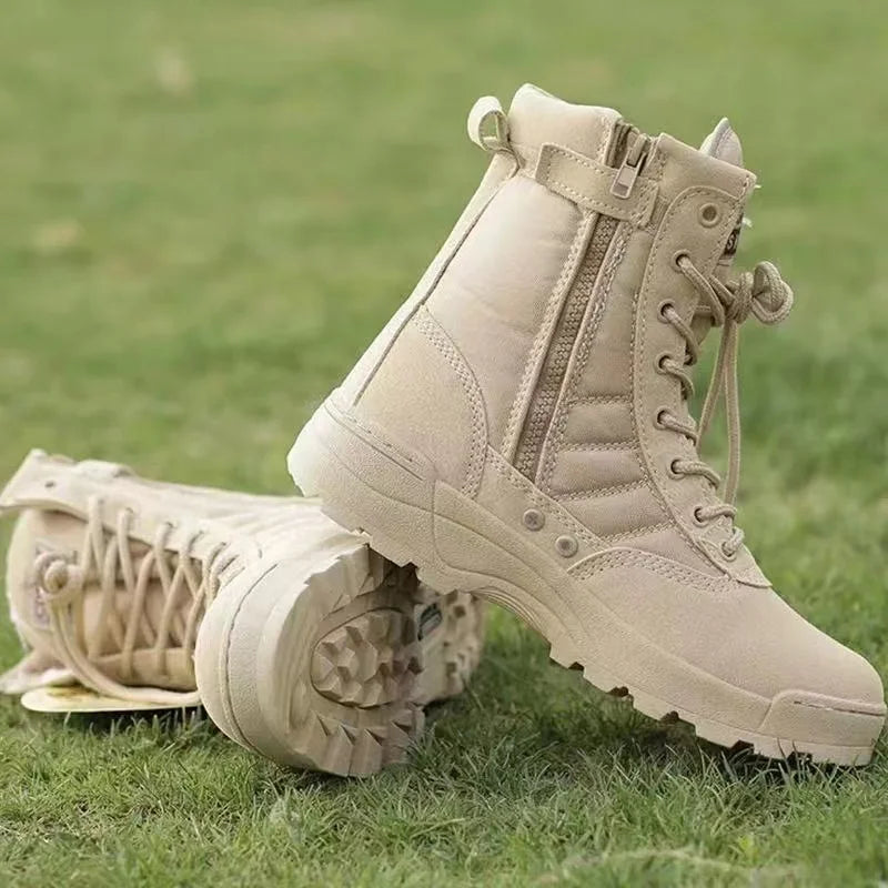 Winter men shoes Tactical Boots Men Boots Special Force Desert Combat Boot Outdoor Hiking Boot Men Work Safty Shoe
