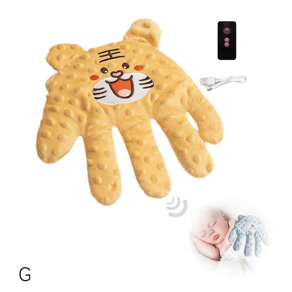 "CalmPalm: Electric Soothing Pillow for Baby's Peaceful Slee