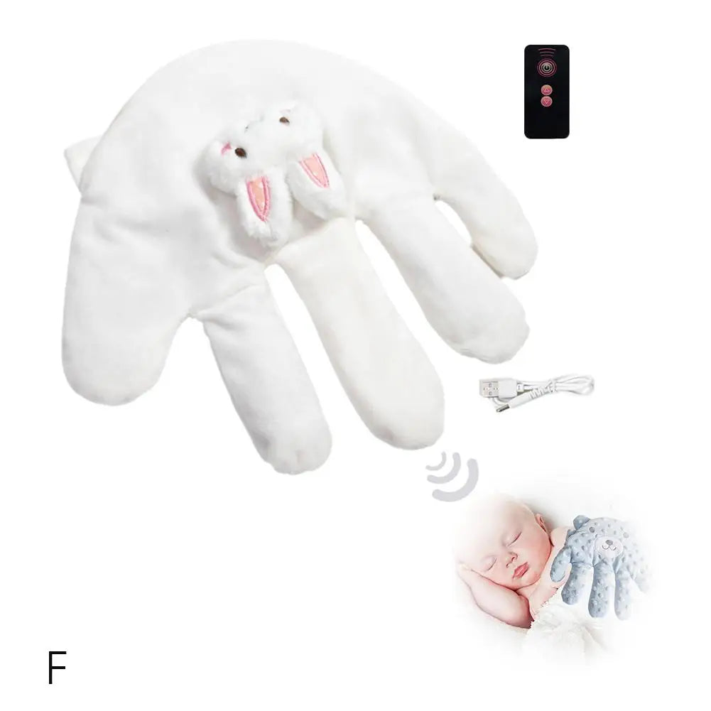 "CalmPalm: Electric Soothing Pillow for Baby's Peaceful Slee
