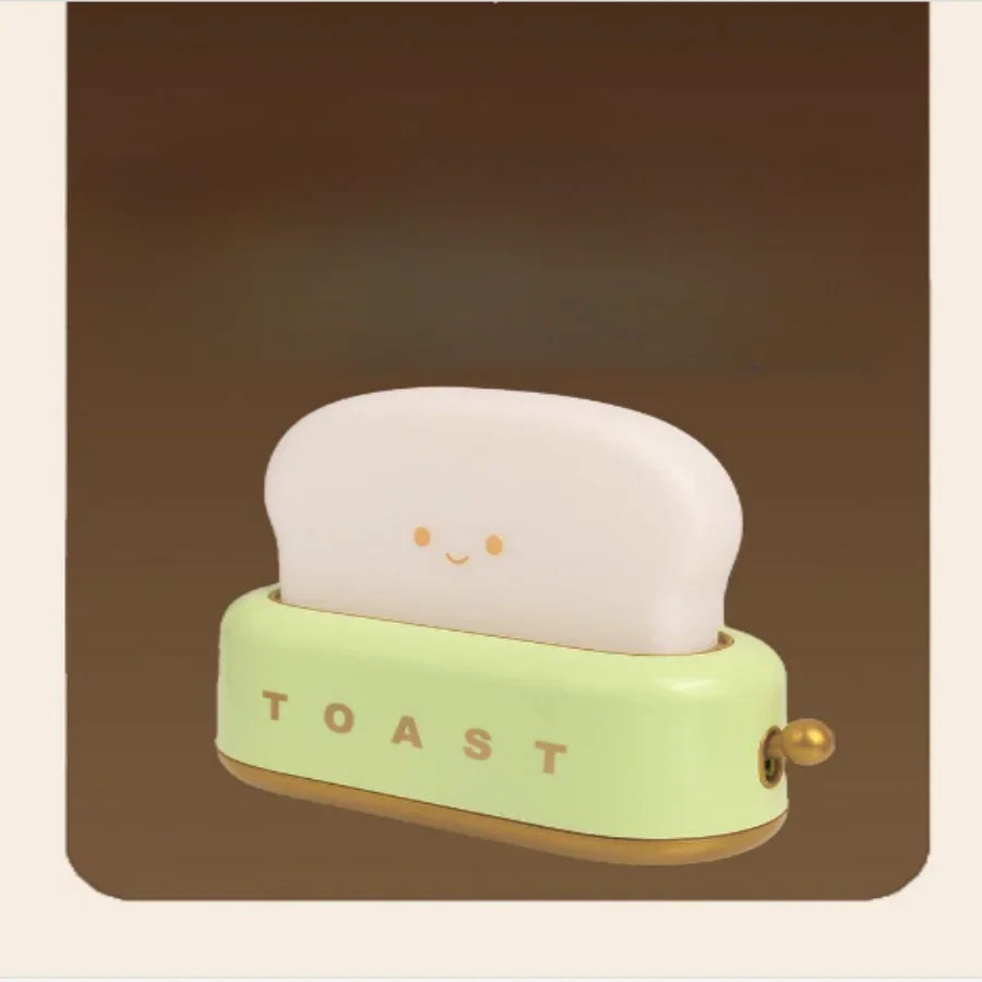 "ToastGlow: Fun LED Toaster Nightlight for Cozy Rooms"