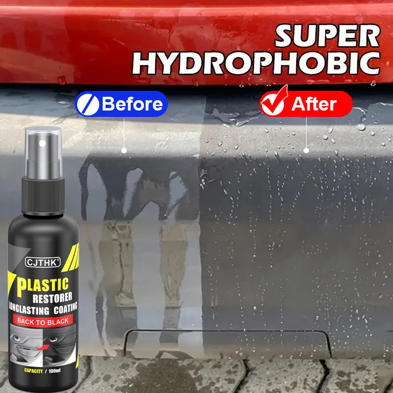 Car Plastic Restorer Back To Black Gloss Plastic Renovator