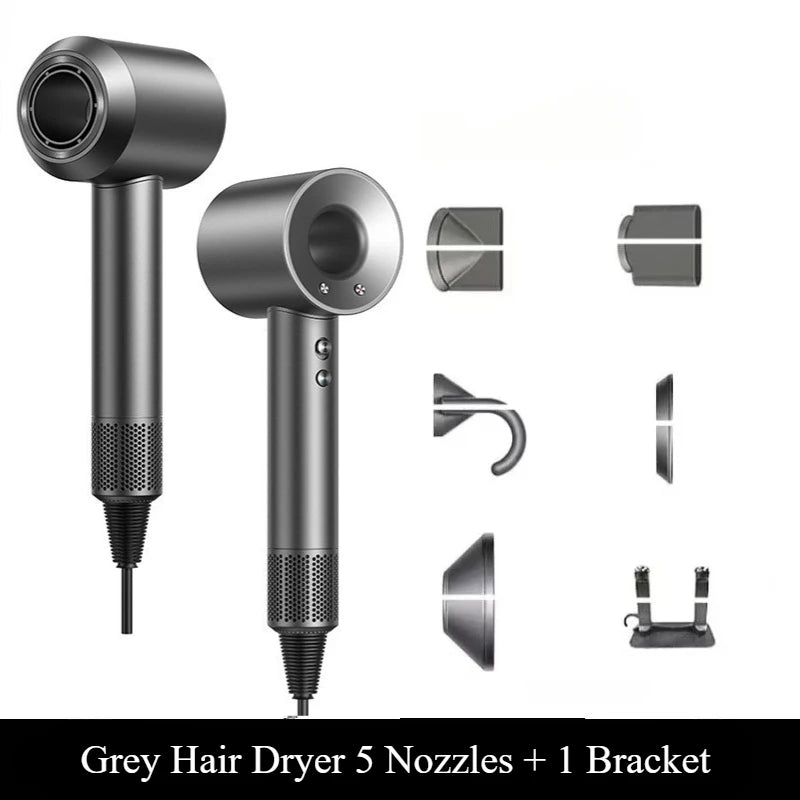 Ionic Hair Dryer with Hot and Cold Air Functionality – Lightweight 5 in 1 Professional Styling Tool for Easy Blowouts