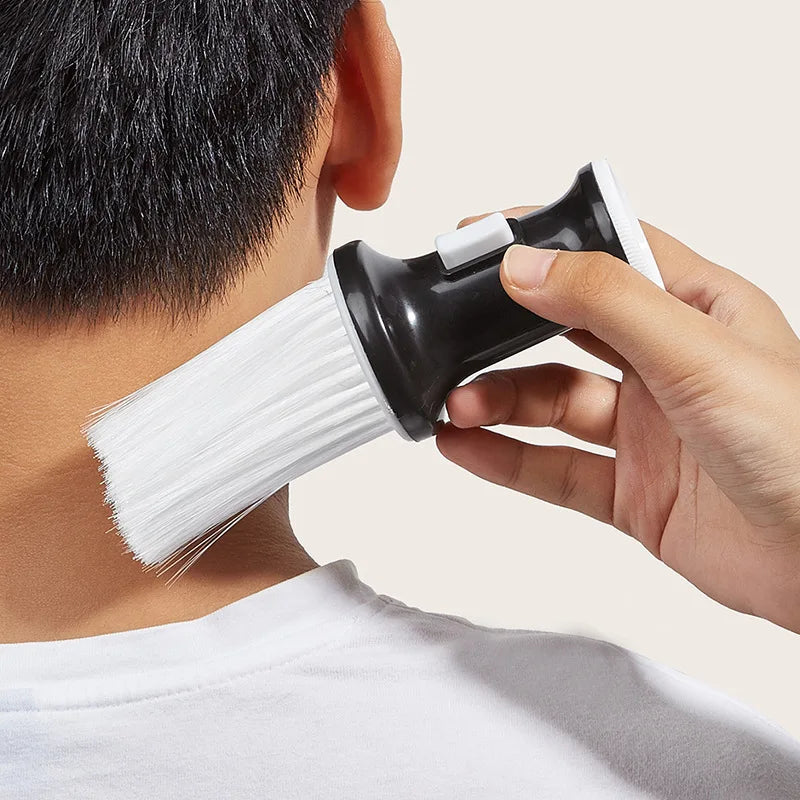 High Quality Black Hairdressing Wipe Neck Hair Cleaning Duster Hair Cutting Brush For Barbershop Hair Cut Brush Accessories
