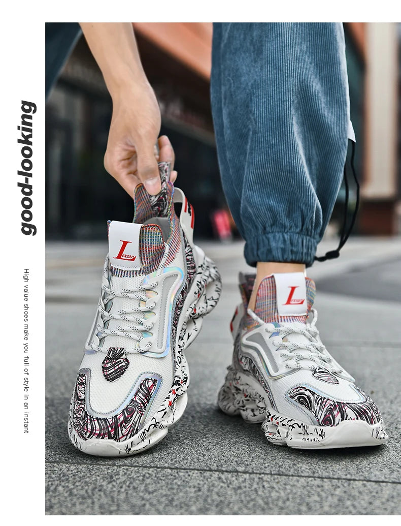 Men Shoes Sneakers man casual Men's Shoes tenis Luxury shoes Trainer Race Breathable Shoes fashion running Shoes for women