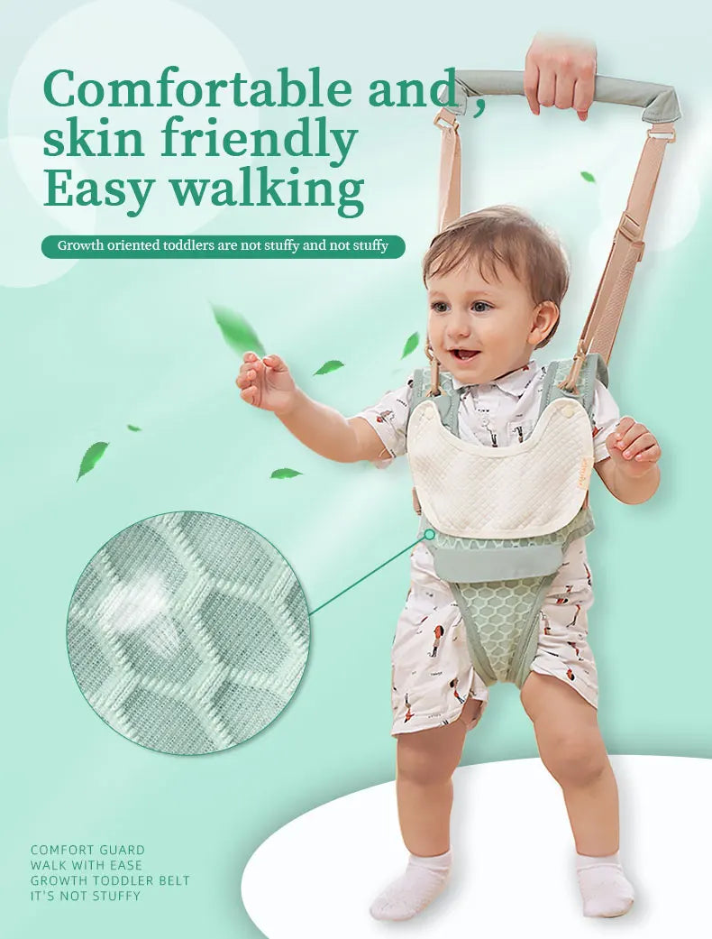 "StepUp Walker Harness: Baby Walking Support Belt for Toddlers & Infants"