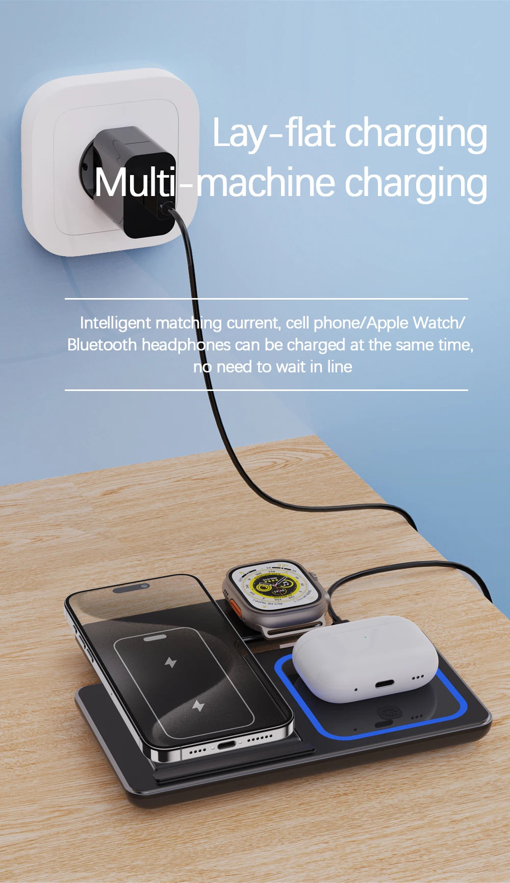 Fast, foldable, and 3-in-1: Charge your iPhone, Apple Watch!