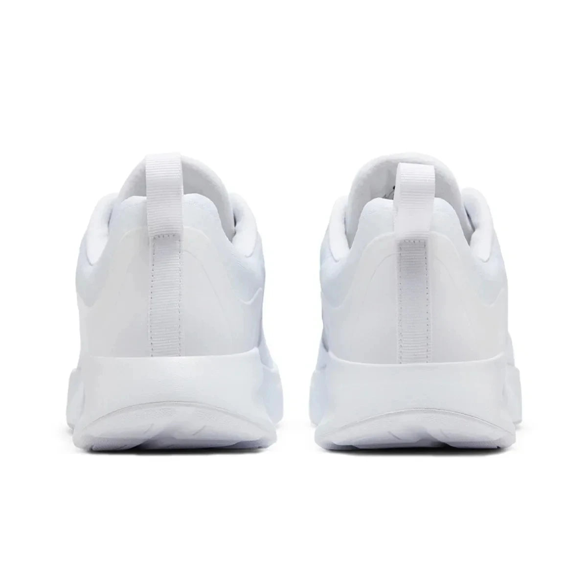 Nike White and Black Colorway Wearallday Low Top Casual Running Shoes Lightweight Breathable Sneakers Men's and Women's