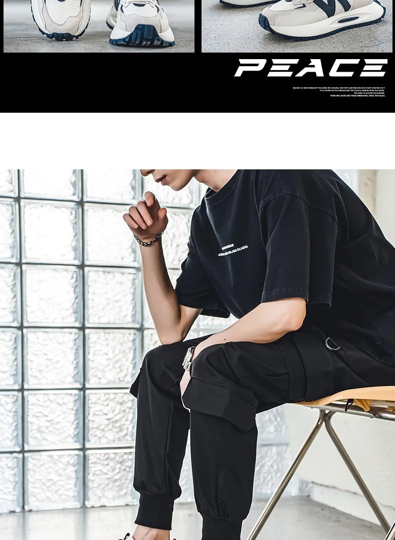 "StrideX Men’s Sneakers: Breathable Faux Leather Trainers for Every Move"