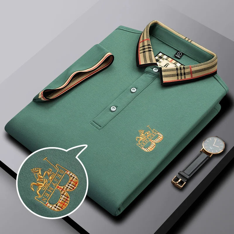 Embroidered Men's Pure Cotton Popsicle Cotton