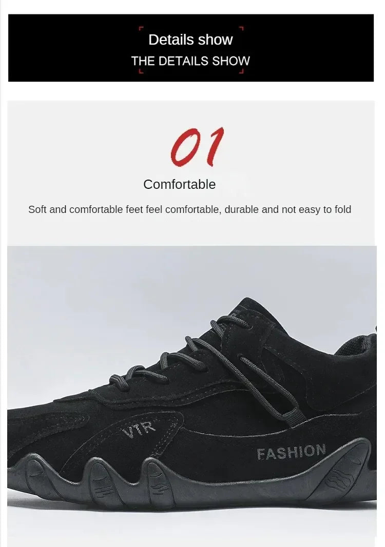 "TrailFlex Work Shoes: Breathable, Anti-Slip Sports & Hiking Shoes for Men"