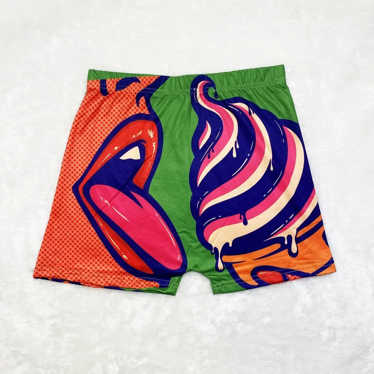 Cheap Women's Booty Shorts Anime Graphic Summer Beach Women Clothing High Waisted Sweat Shorts Plus Size Workout Shorts
