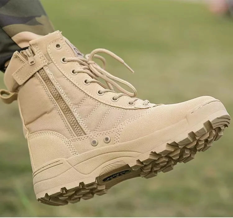 Winter men shoes Tactical Boots Men Boots Special Force Desert Combat Boot Outdoor Hiking Boot Men Work Safty Shoe