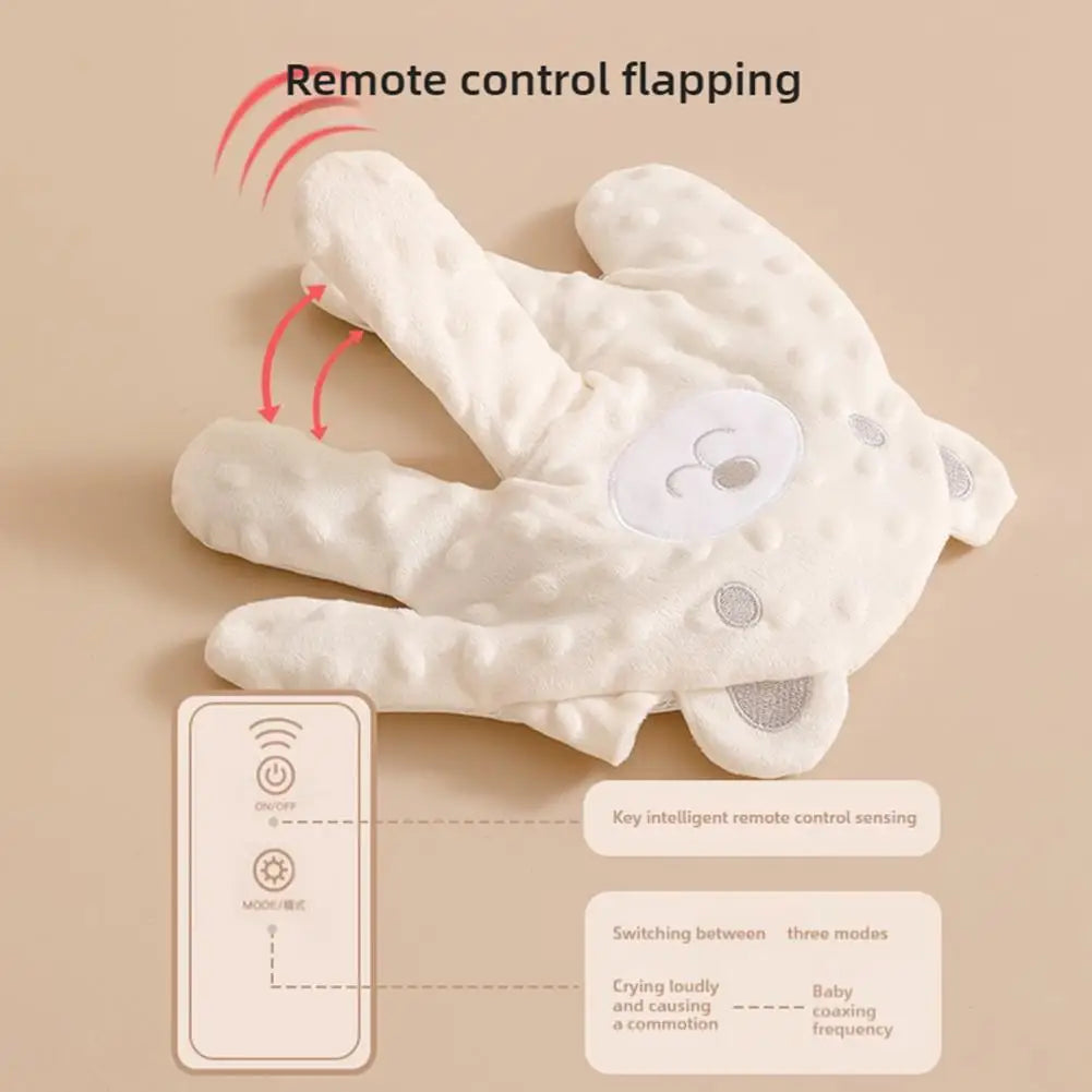 "CalmPalm: Electric Soothing Pillow for Baby's Peaceful Slee