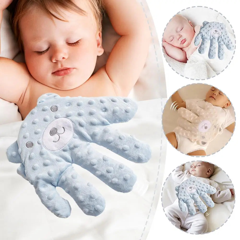 "CalmPalm: Electric Soothing Pillow for Baby's Peaceful Slee