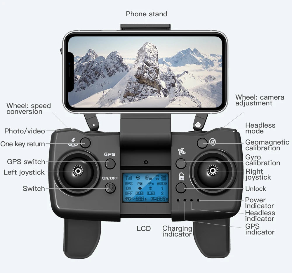 "SkyVision L900 Pro: 4K GPS Drone with Dual Camera & 5G WiFi"